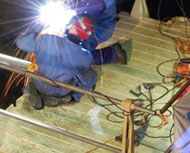 floating platform for special works